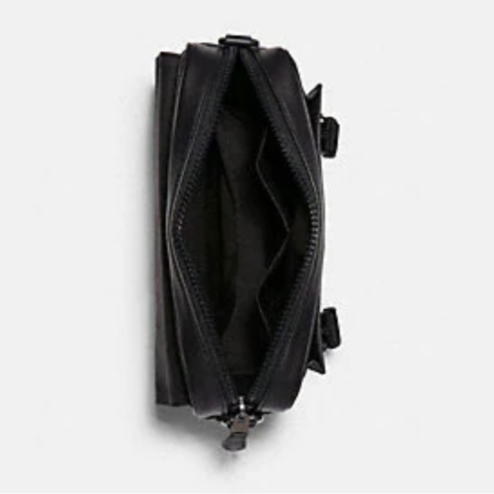 Coach Track Crossbody In Signature Canvas - Picture 2 of 9